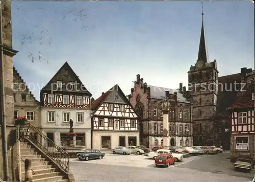 Kronach Oberfranken Melchior Otto Platz Kirche Kat. Kronach