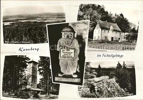 Kornberg Wasserburg a.Inn Schoenburgwarte Ruine Hirschstein Vorsuchhuette  Kat. Wasserburg a.Inn