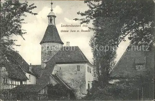 Leutershausen Mittelfranken Unterer Turm Museum Kat. Leutershausen
