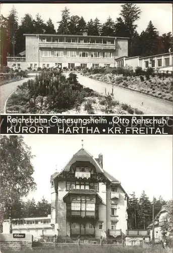 Hartha Tharandt Reichsbahn Genesungsheim Otto Rehschuh Kurort Kat. Tharandt