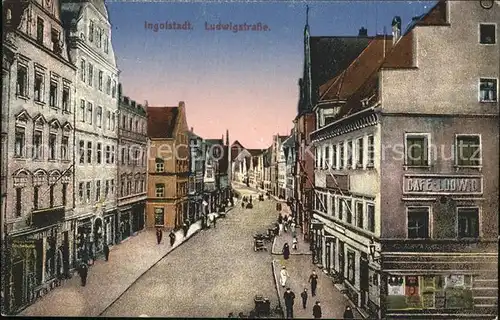Ingolstadt Donau Ludwigstrasse Kat. Ingolstadt