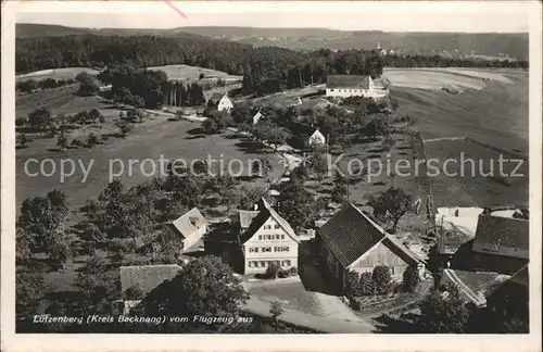 Lutzenberg Althuette Gasthaus Pension Schoene Aussicht Fliegeraufnahme Kat. Althuette