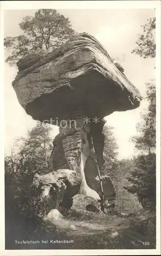 Kaltenbach Hinterweidenthal Teufelstisch Kat. Hinterweidenthal