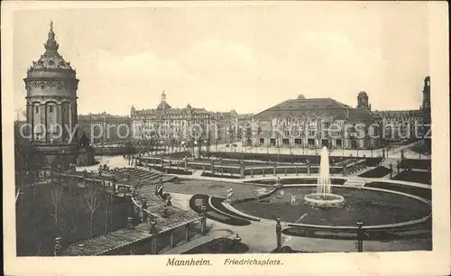 Mannheim Friedrichsplatz Kat. Mannheim