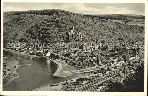 Wertheim Main Ortsblick mit Taubermuendung Kat. Wertheim