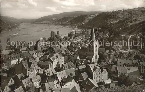 Bacharach Rhein mit Werner Kapelle Kat. Bacharach