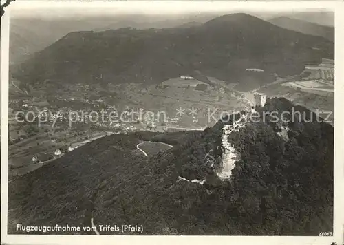 Annweiler Trifels Fliegeraufnahme Kat. Annweiler am Trifels