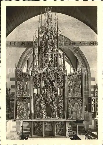 Creglingen Herrgottskirche Marienaltar Kat. Creglingen