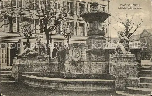 Zweibruecken Wittelsbachbrunnen Kat. Zweibruecken