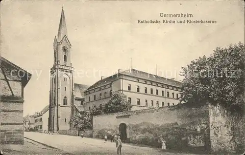 Germersheim Kath Kirche und Klosterkaserne Kat. Germersheim