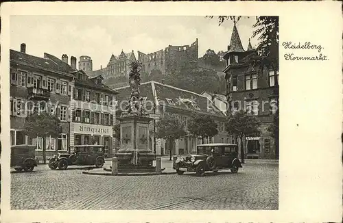 Heidelberg Neckar Kornmarkt Kat. Heidelberg