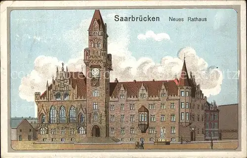 Saarbruecken Neues Rathaus Kat. Saarbruecken
