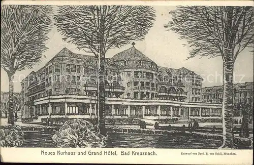 Bad Kreuznach Neues Kurhaus und Grand Hotel Kat. Bad Kreuznach