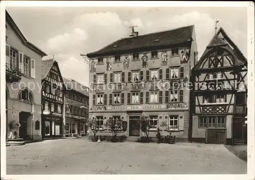 Eberbach Baden Hotel Restaurant zum Karpfen Kat. Eberbach