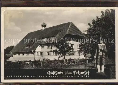 Rickenbach Hotzenwald Gasthaus zum Hotzenhof Kat. Rickenbach