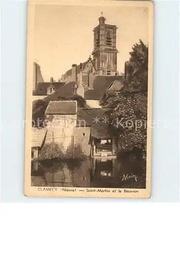 Clamecy Nievre Saint Martin Beuvron Kat. Clamecy