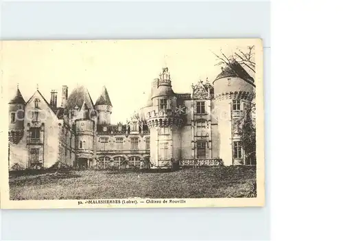 Malesherbes Chateau de Rouville Kat. Malesherbes