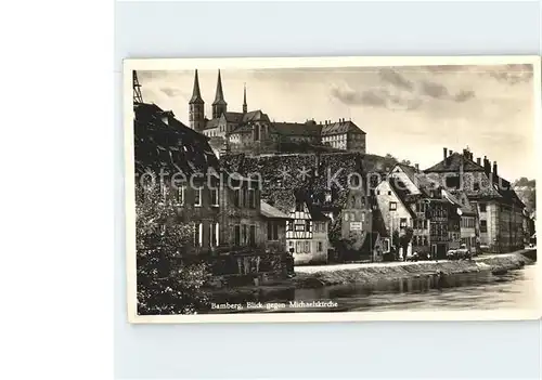 Bamberg Blick gegen Michaelskirche Kat. Bamberg