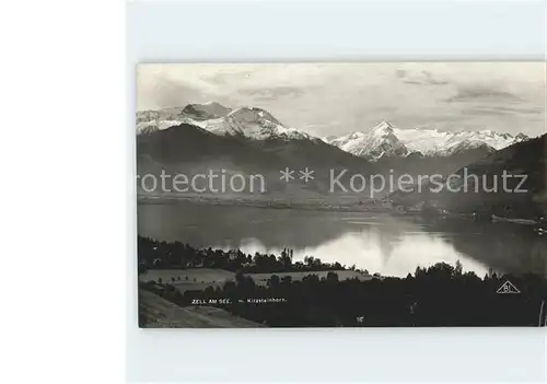 Zell See mit Kitzsteinhorn Hohe Tauern Alpenpanorama Kat. Zell am See