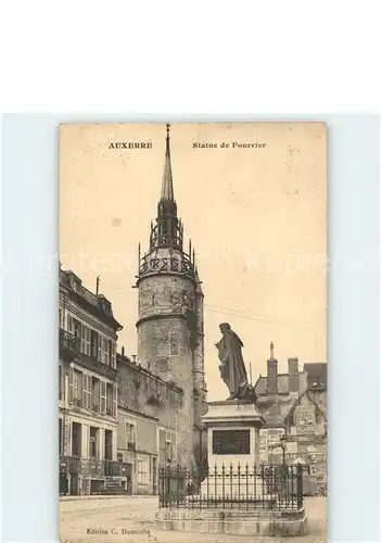 Auxerre Statue de Fourrier Monument Kat. Auxerre