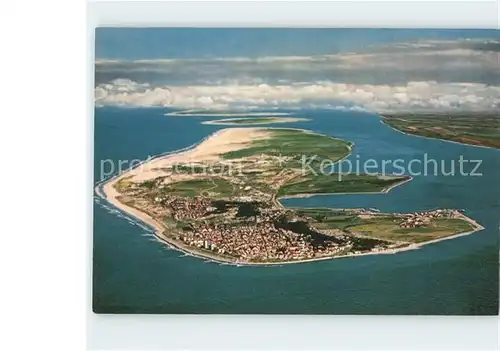 Norderney Nordseebad Fliegeraufnahme Insel Kat. Norderney