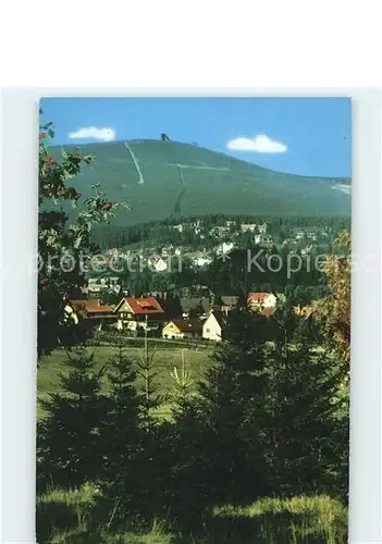 Braunlage Panorama Blick zum Wurmberg Kat. Braunlage Harz