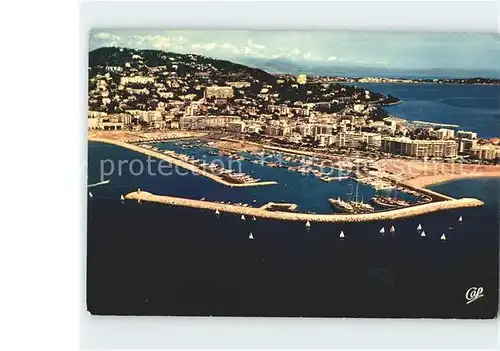 Cannes Alpes Maritimes Vue aerienne sur le Port Canto Cote d Azur Kat. Cannes