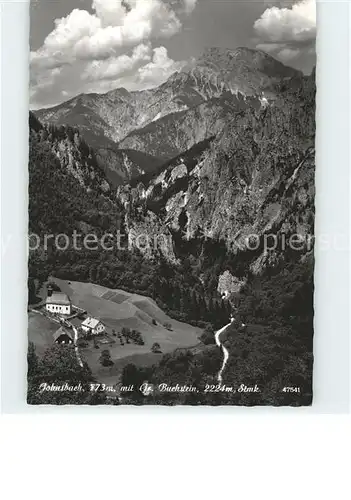 Johnsbach Steiermark Panorama mit grossem Buchstein Ennstaler Alpen Kat. Johnsbach