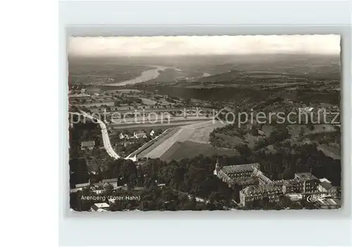 Arenberg Koblenz Dominikanerinnen Kloster mit Kneipp Sanatorium Fliegeraufnahme Kat. Koblenz