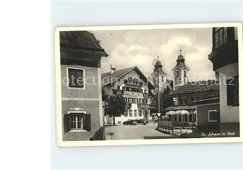 St Johann Tirol Partie an der Kirche Kat. St. Johann in Tirol