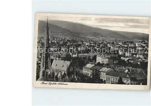 Bad Teplitz Schoenau Sudetenland Blick ueber die Stadt Kat. Teplice