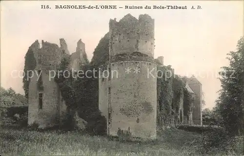 Bagnoles de l Orne Ruines du Bois Thibaut Kat. Bagnoles de l Orne