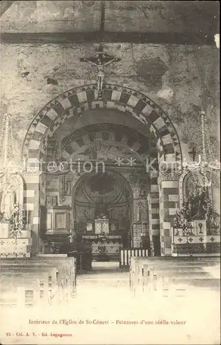 Saint Ceneri le Gerei Interieur de l Eglise Peintures Kat. Saint Ceneri le Gerei