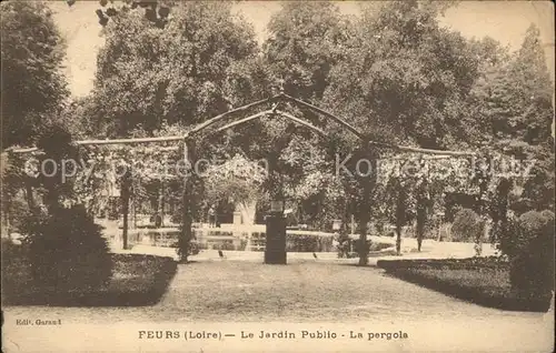 Feurs Jardin Public Pergola Kat. Feurs