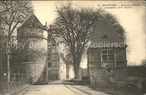 Brantome Anciennes Tours d enceinte XV siecle Kat. Brantome