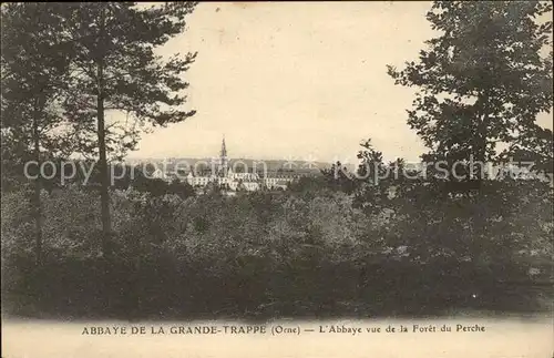 Soligny la Trappe Abbaye de la Grande Trappe vue de la Foret du Perche Kat. Soligny la Trappe