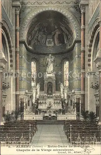 Albert Somme Basilique Notre Dame de Brebieres Chapelle de la Vierge Kat. Albert
