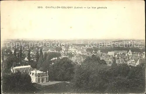 Chatillon Coligny Vue generale Kat. Chatillon Coligny