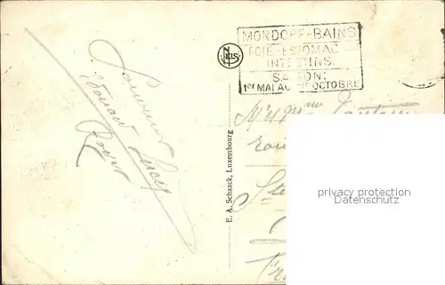 Luxembourg Luxemburg Palais Grand Ducal Stempel auf AK / Luxembourg /