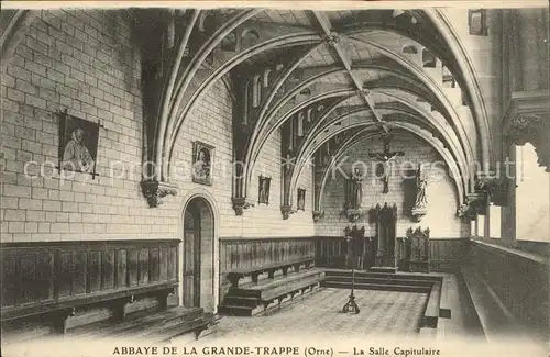 Soligny la Trappe Abbaye de la Grande Trappe Salle Capitulaire Kat. Soligny la Trappe