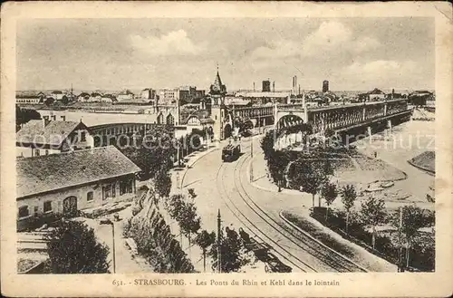 Strasbourg Alsace Les Ponts du Rhin et Kehl Kat. Strasbourg