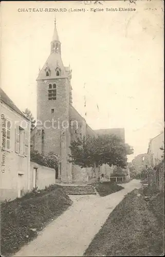 Chateau Renard Eglise Saint Etienne Kat. Chateau Renard