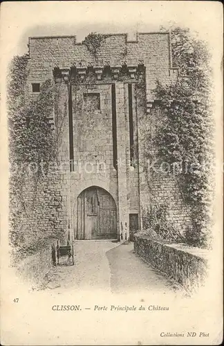 Clisson Porte Principale du Chateau Kat. Clisson