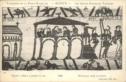 Bayeux Tapisserie de la Reine Mathilde Kat. Bayeux