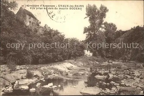 Evaux les Bains Vue prise au dela du moulin Bodeau Kat. Evaux les Bains