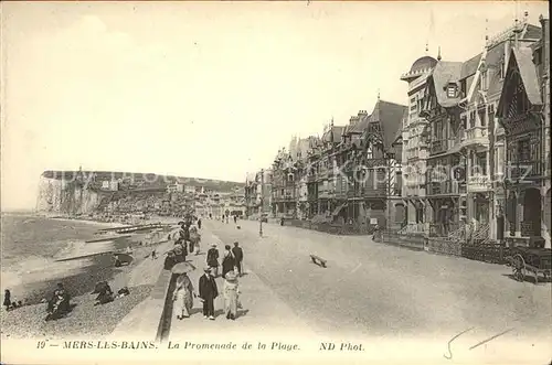 Mers les Bains Promenade de la Plage Kat. Mers les Bains