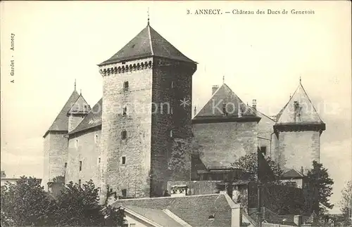 Annecy Haute Savoie Chateau des Ducs de Genevois Kat. Annecy