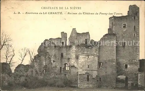 La Charite sur Loire Ruines du Chateau de Passy les Tours Collection Chateaux de la Nievre Kat. La Charite sur Loire