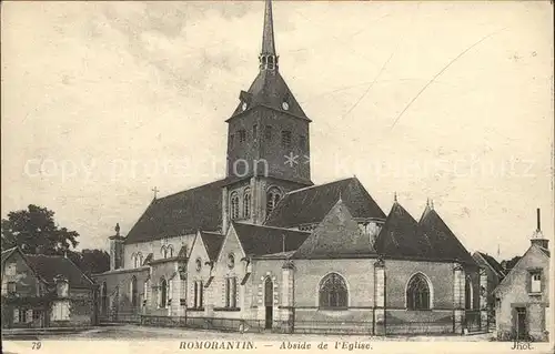 Romorantin Lanthenay Abside de l Eglise Kat. Romorantin Lanthenay