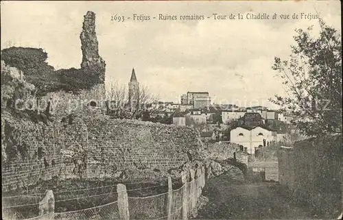 Frejus Ruines romaines Tour de la Citadelle Kat. Frejus